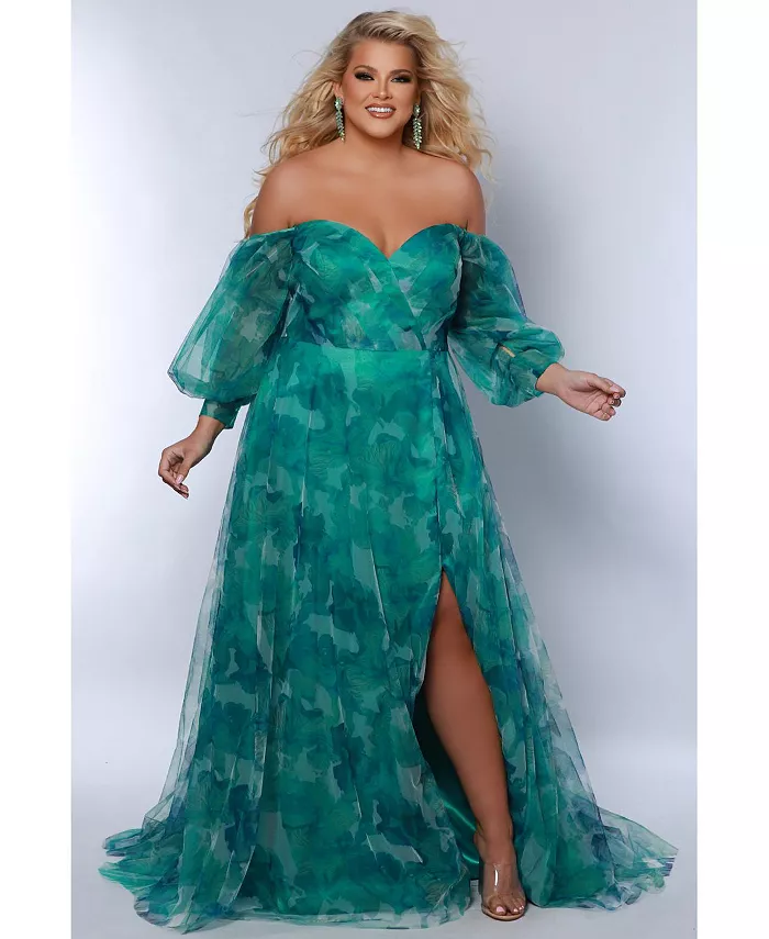 Женское платье А-силуэта с цветочным принтом и вырезом в форме сердца без бретелек Sydney's Closet, зеленый
Женское платье А-силуэта с цветочным принтом и вырезом в форме сердца без бретелек Sydney's Closet, зеленый