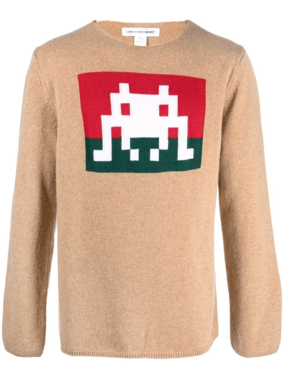 Comme Des Garçons Shirt джемпер Space Invaders с графичным принтом, нейтральный цвет
Comme Des Garçons Shirt джемпер Space Invaders с графичным принтом, нейтральный цвет