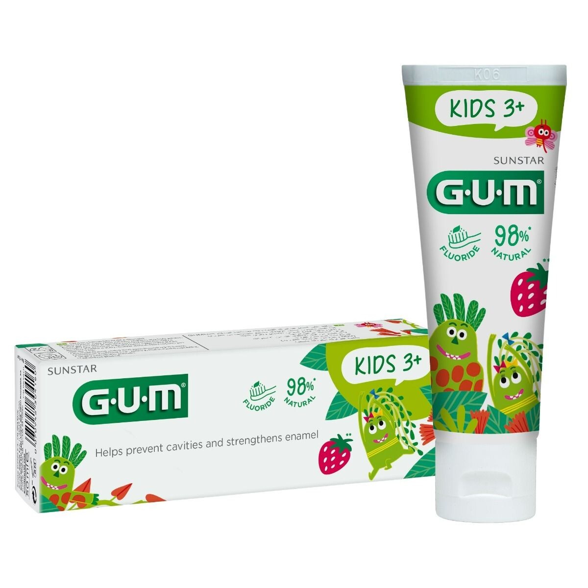 Gum Monster Kids зубная паста для детей, 50 ml
Gum Monster Kids зубная паста для детей, 50 ml