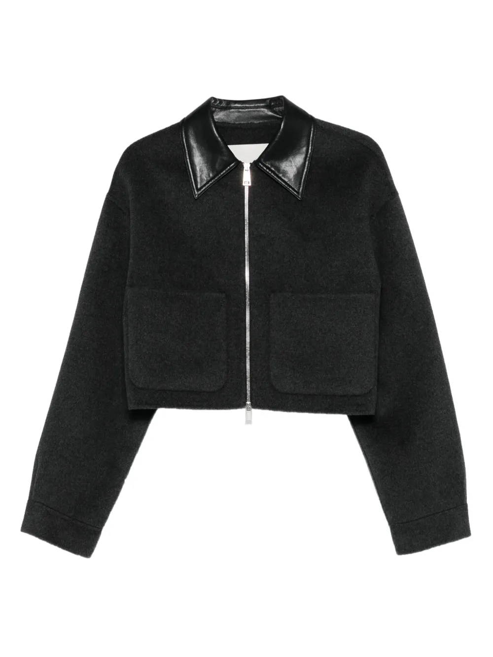 Куртка на молнии Nanushka, серый 
Куртка на молнии Nanushka, серый