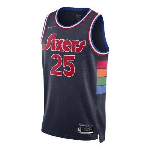 Майка Nike x NBA Philadelphia 76ers Jerseys 'Ben Simmons 25', синий
Майка Nike x NBA Philadelphia 76ers Jerseys 'Ben Simmons 25', синий