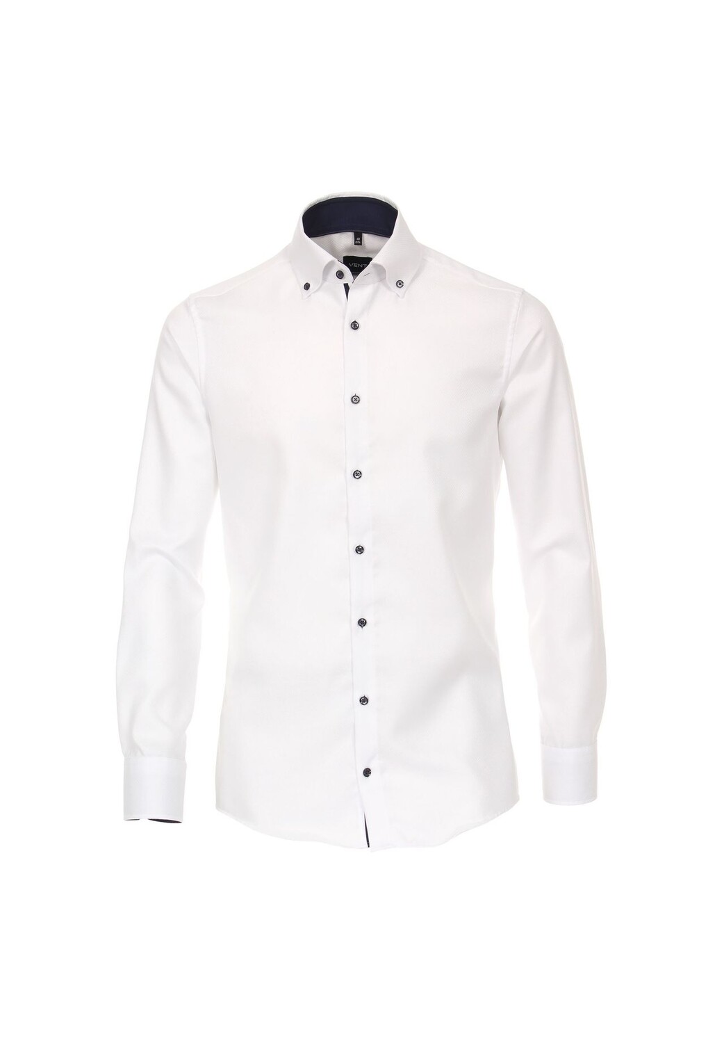 Мужская деловая рубашка однотонного современного кроя Venti, белый
Мужская деловая рубашка однотонного современного кроя Venti, белый
