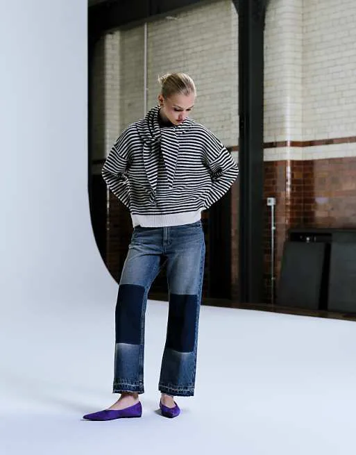 Винтажные джинсы с заплатками и ремонтом ASOS DESIGN
Винтажные джинсы с заплатками и ремонтом ASOS DESIGN