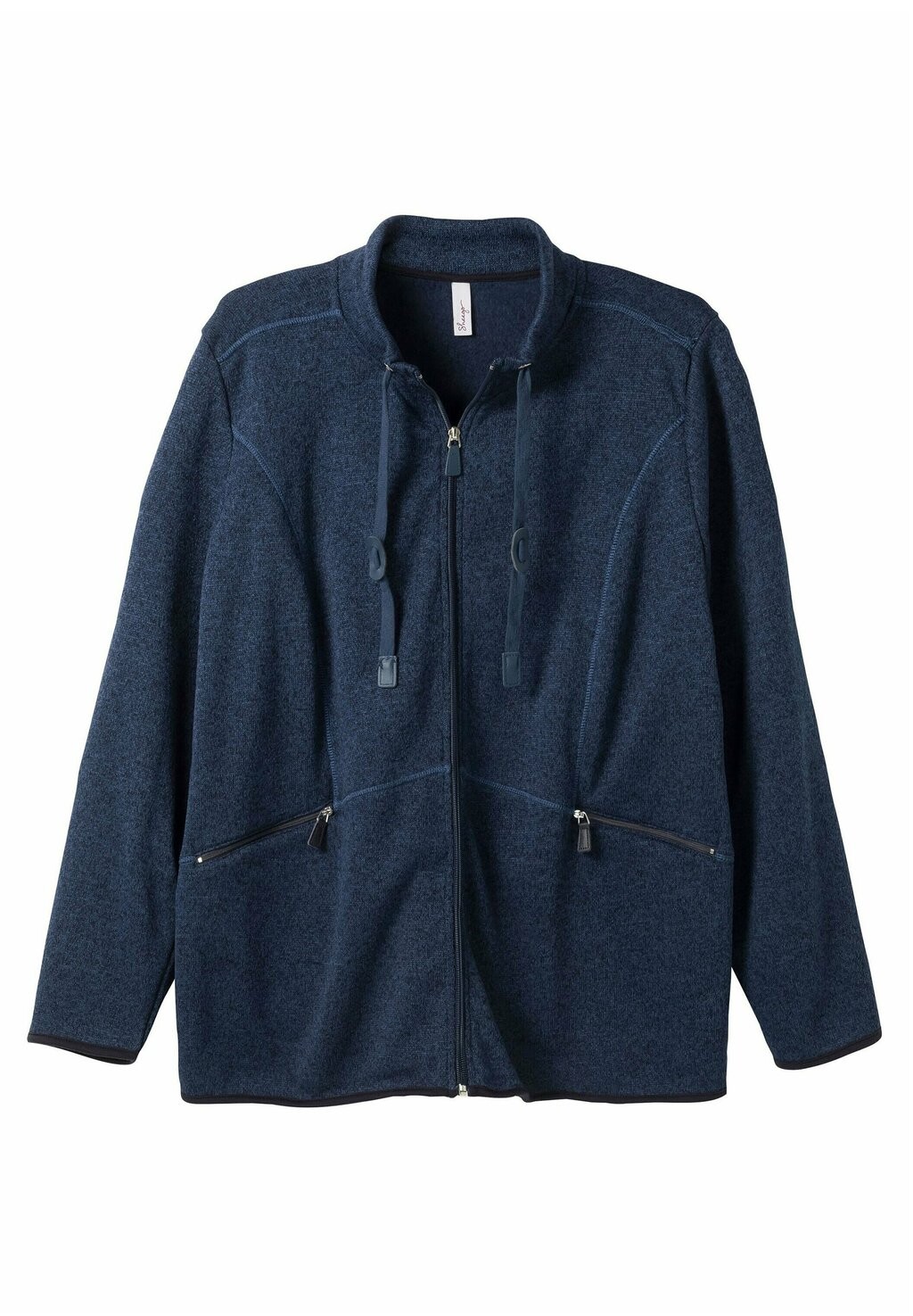 Толстовка на молнии Sheego, темно-синий
Толстовка на молнии Sheego, темно-синий