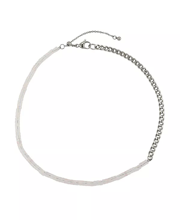 Ожерелье из нержавеющей стали без покрытия с бусинами из розового кварца Rebl Jewelry, pink
Ожерелье из нержавеющей стали без покрытия с бусинами из розового кварца Rebl Jewelry, pink