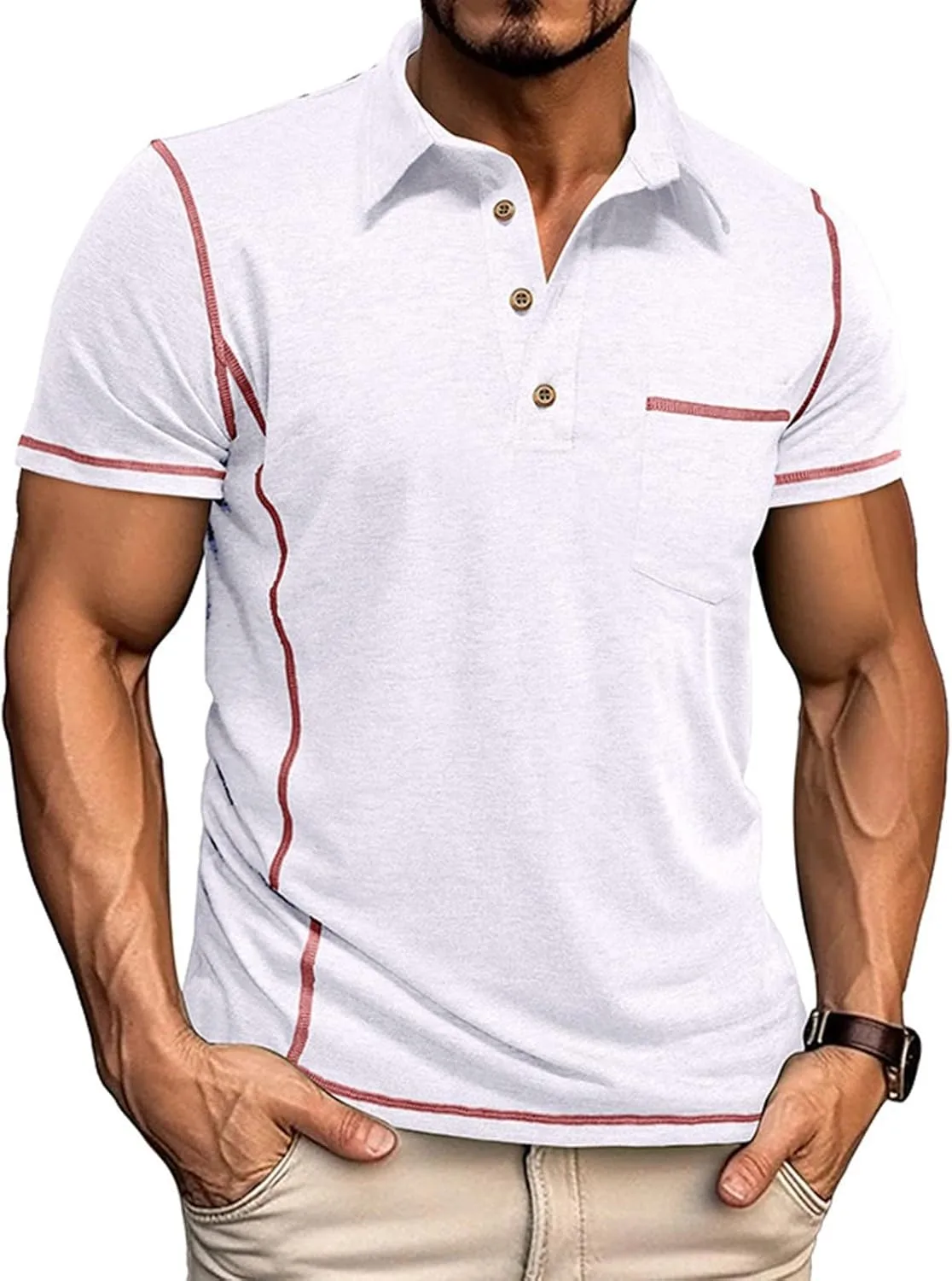 Футболка-поло мужская Casual Short Sleeve Moisture Wicking
Футболка-поло мужская Casual Short Sleeve Moisture Wicking
