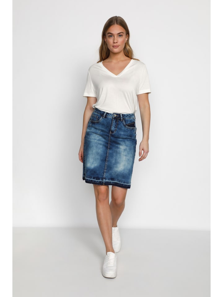 Cream Юбка-карандаш из нашитых деталей, насыщенного синего цвета, джинсовая ткань
Cream Юбка-карандаш из нашитых деталей, насыщенного синего цвета, джинсовая ткань