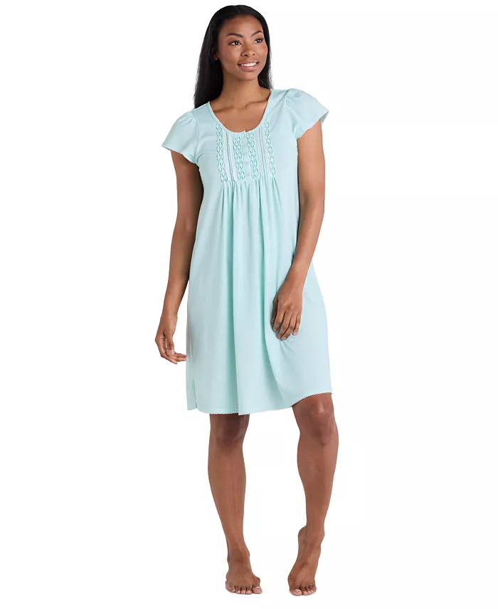 Женское короткое платье с коротким рукавом и принтом Miss Elaine, зеленый
Женское короткое платье с коротким рукавом и принтом Miss Elaine, зеленый