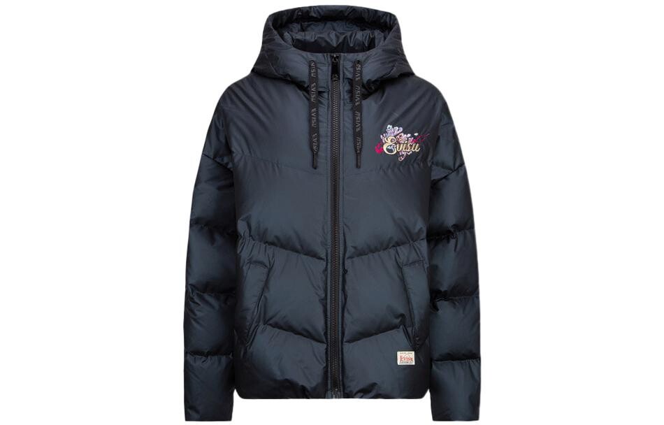 Пуховик женский черный Evisu
Пуховик женский черный Evisu