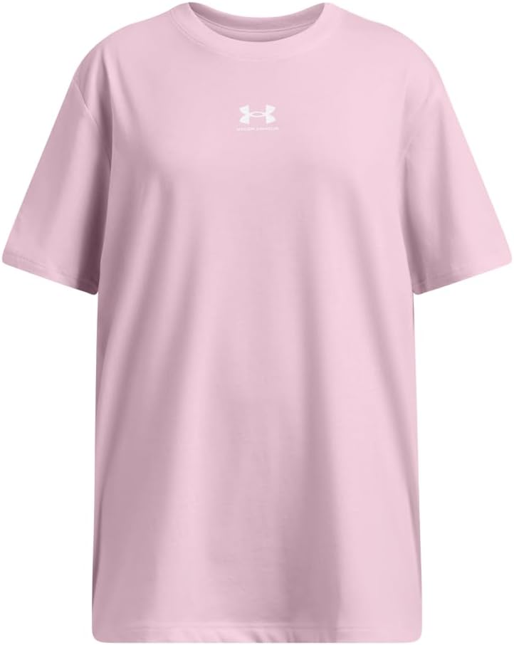 Футболка свободного кроя с коротким рукавом для девочек от Under Armour Campus, (913) Pink Foam/White, Белый, Футболка свободного кроя с коротким рукавом для девочек от Under Armour Campus, (913) Pink Foam/White
Футболка свободного кроя с коротким рукавом для девочек от Under Armour Campus, (913) Pink Foam/White, Белый, Футболка свободного кроя с коротким рукавом для девочек от Under Armour Campus, (913) Pink Foam/White