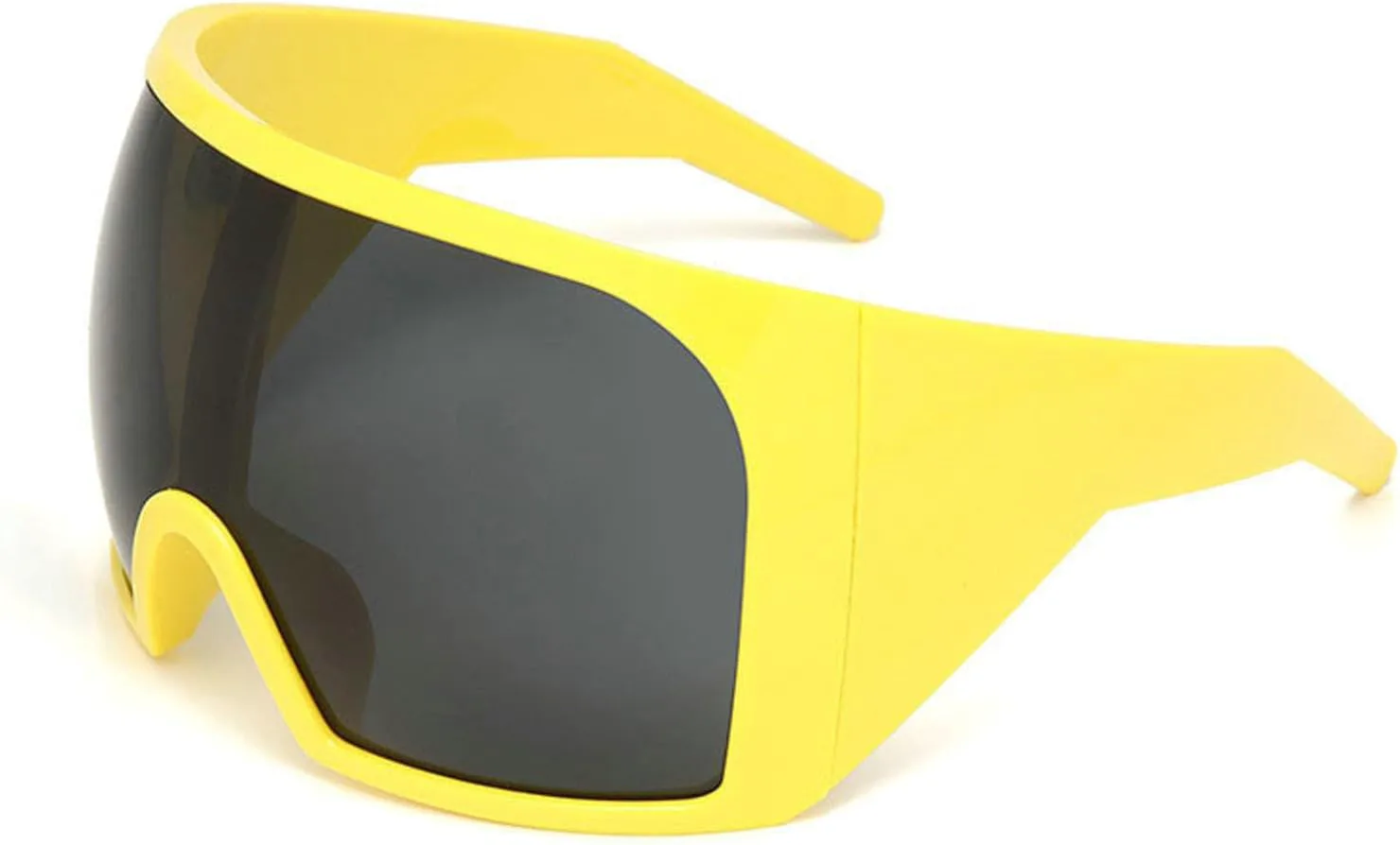 Крупные цельные солнцезащитные очки для женщин, солнцезащитные очки-щитки с обтекаемой формой, модные квадратные очки-маски для женщин в стиле 2000-х mincl, Yellow
Крупные цельные солнцезащитные очки для женщин, солнцезащитные очки-щитки с обтекаемой формой, модные квадратные очки-маски для женщин в стиле 2000-х mincl, Yellow