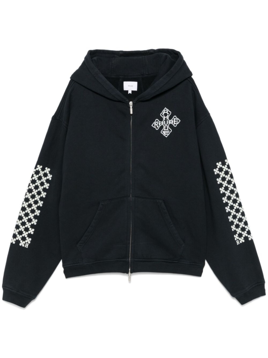 Толстовка с капюшоном на молнии с логотипом RHUDE Cross Vintage "BLACK"
Толстовка с капюшоном на молнии с логотипом RHUDE Cross Vintage "BLACK"