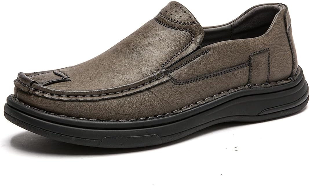 Мужские слипоны-лоферы из кожи, повседневные легкие туфли для ходьбы и выхода Mecolop, серый
Мужские слипоны-лоферы из кожи, повседневные легкие туфли для ходьбы и выхода Mecolop, серый