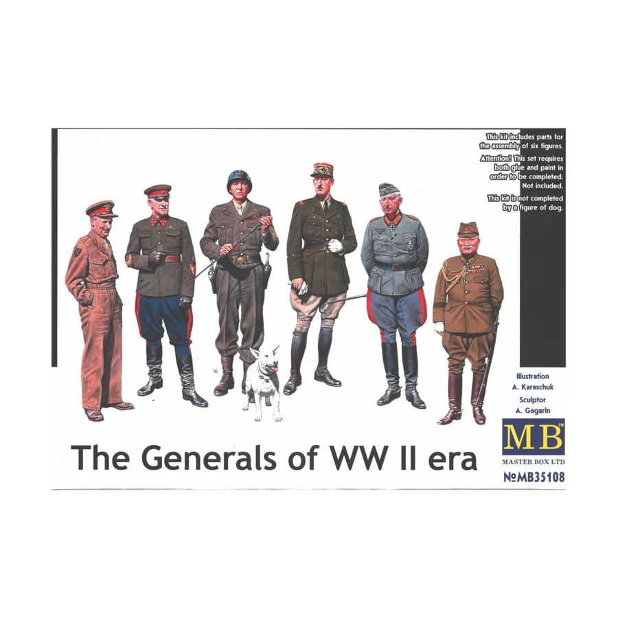 Генералы времен Второй мировой войны., WWII Models - Civilians & Assorted (1:35) (Master Box)
Генералы времен Второй мировой войны., WWII Models - Civilians & Assorted (1:35) (Master Box)