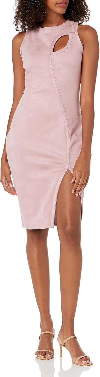 GUESS Женское приталенное платье-майка с вырезом и разрезом, Lght Mauve
GUESS Женское приталенное платье-майка с вырезом и разрезом, Lght Mauve