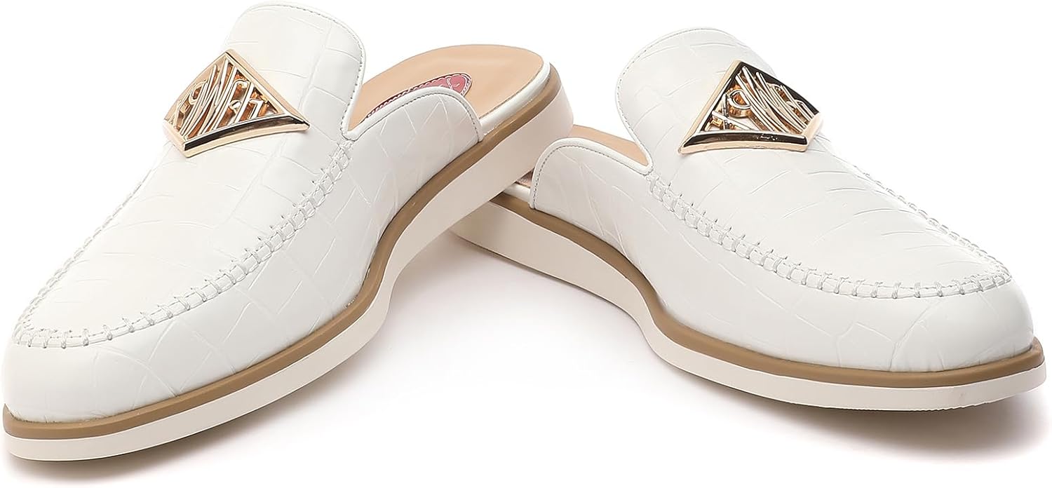 Мужские повседневные слипоны-мюли, мужские модные беззадние туфли, удобные легкие прогулочные лоферы с монеткой Xqwfh, белый
Мужские повседневные слипоны-мюли, мужские модные беззадние туфли, удобные легкие прогулочные лоферы с монеткой Xqwfh, белый