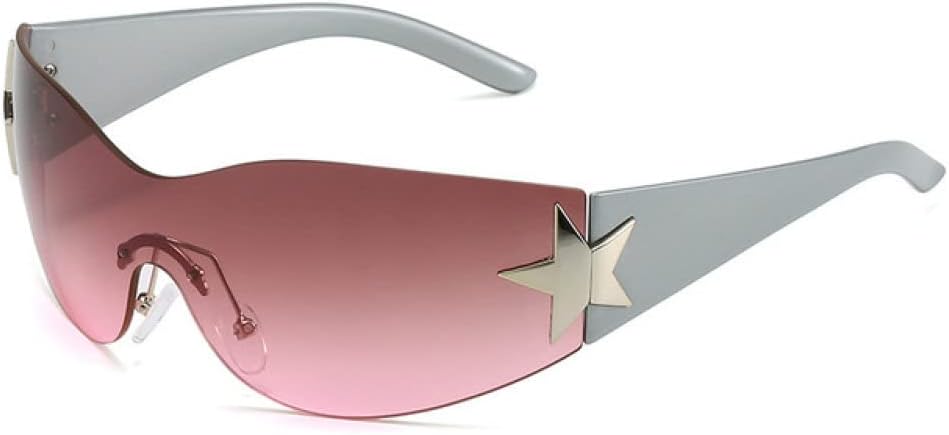 Роскошные спортивные солнцезащитные очки в стиле панк для женщин, цельные солнцезащитные очки для мужчин, защитные очки от УФ-излучения UV400, модные очки generic, C10
Роскошные спортивные солнцезащитные очки в стиле панк для женщин, цельные солнцезащитные очки для мужчин, защитные очки от УФ-излучения UV400, модные очки generic, C10