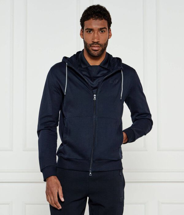 Толстовка мужская Ea7 хлопковая на молнии, синий
Толстовка мужская Ea7 хлопковая на молнии, синий