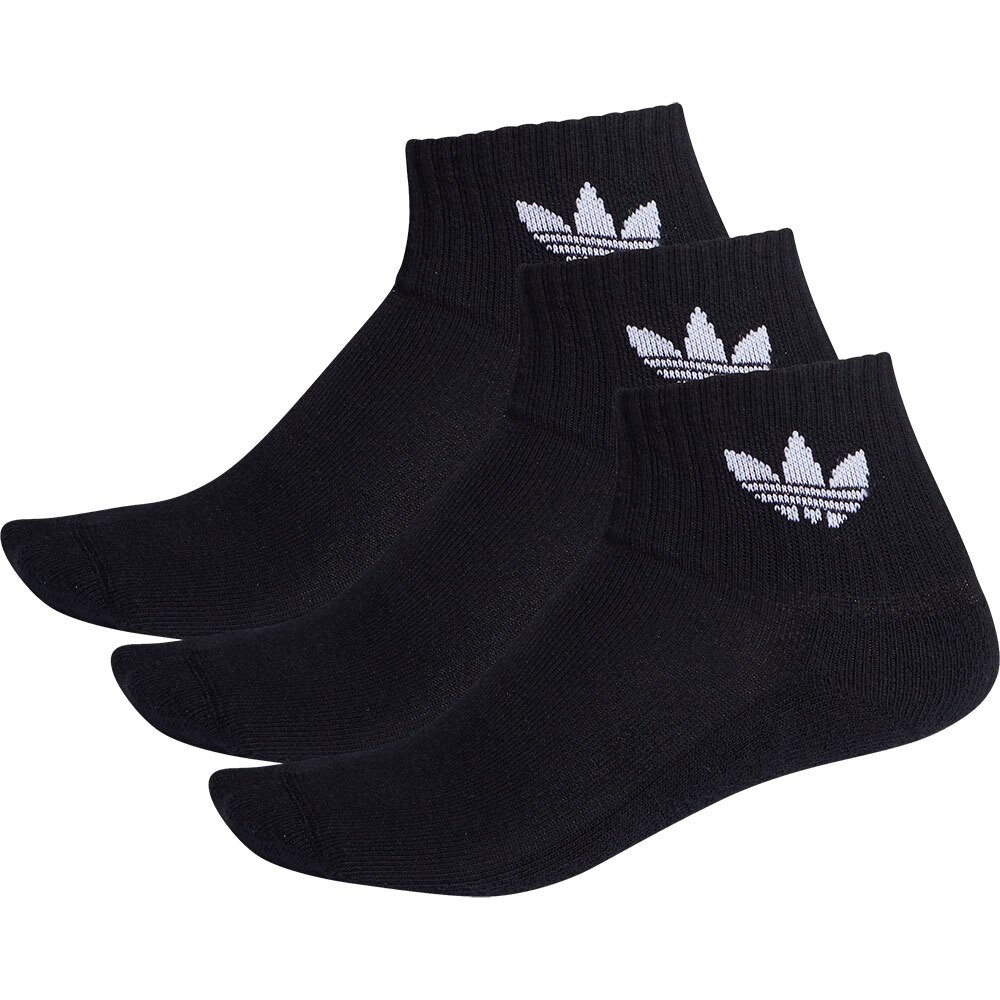 Носки adidas Originals Ankle Mid 3 шт, черный 
Носки adidas Originals Ankle Mid 3 шт, черный