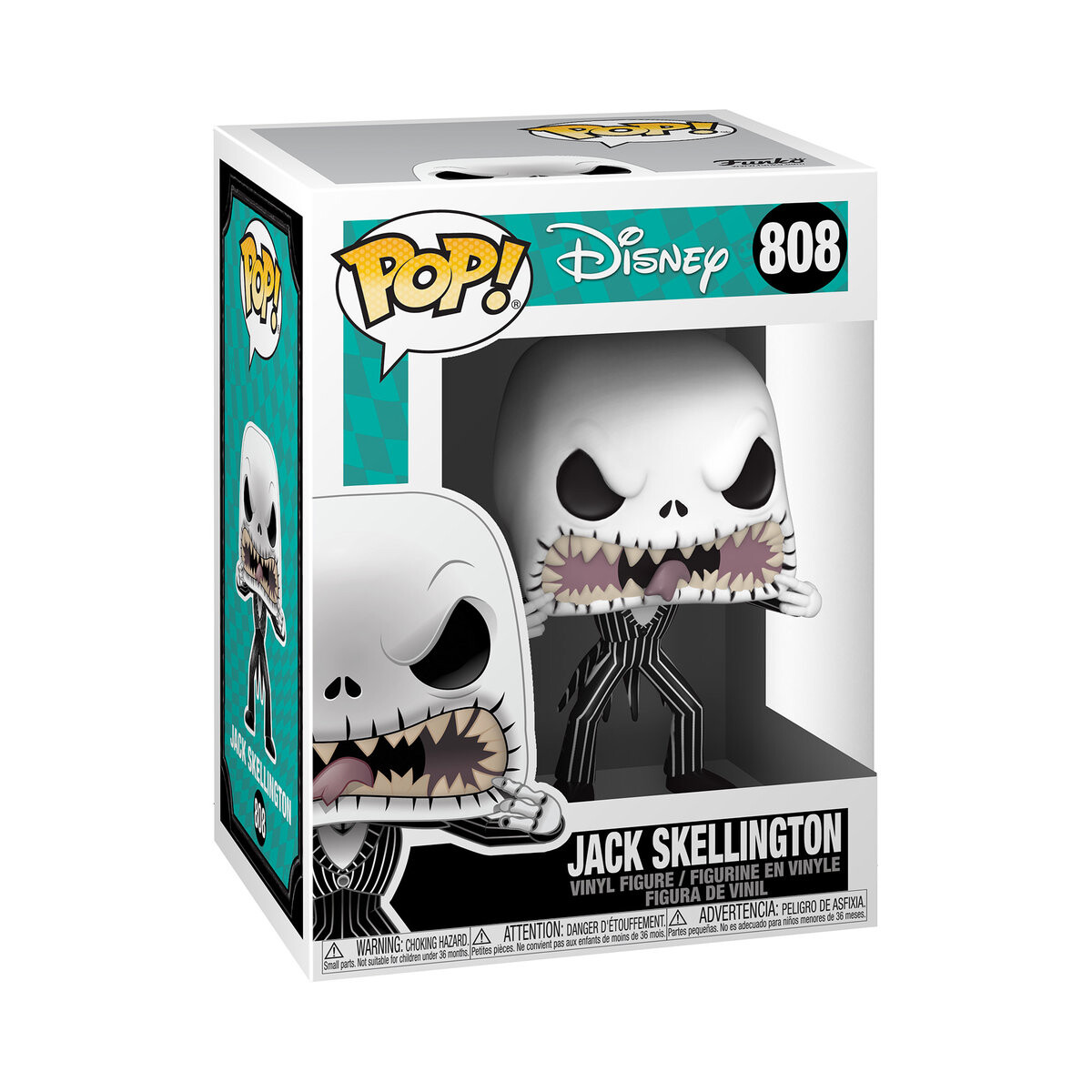 Funko POP! Дисней, коллекционная фигурка, Джек Скеллингтон, 808 г. 
Funko POP! Дисней, коллекционная фигурка, Джек Скеллингтон, 808 г.