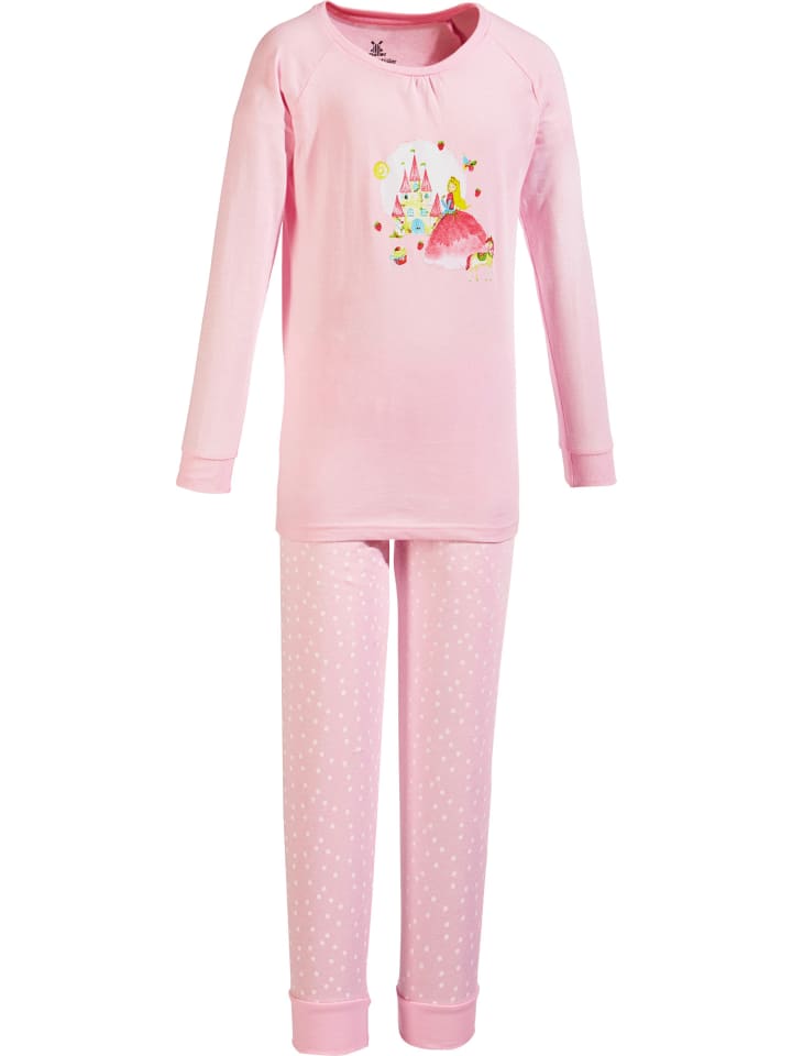 Erwin Müller Детская пижама из трикотажа светло-розового цвета
Erwin Müller Детская пижама из трикотажа светло-розового цвета