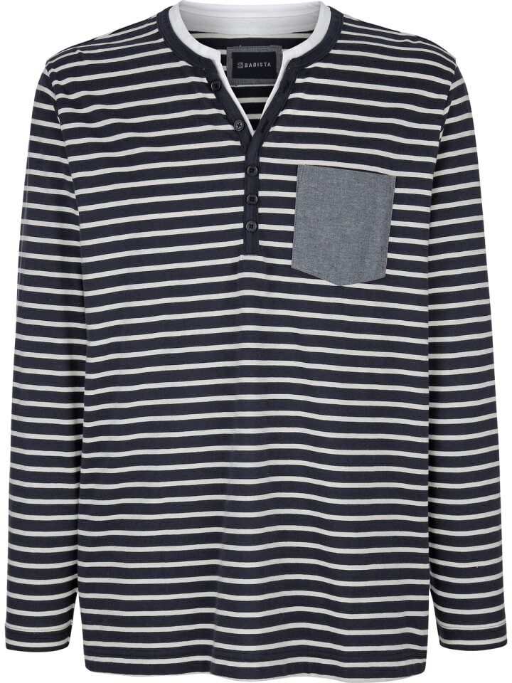 Лонгслив BABISTA, цвет dunkelblau gestreift
Лонгслив BABISTA, цвет dunkelblau gestreift