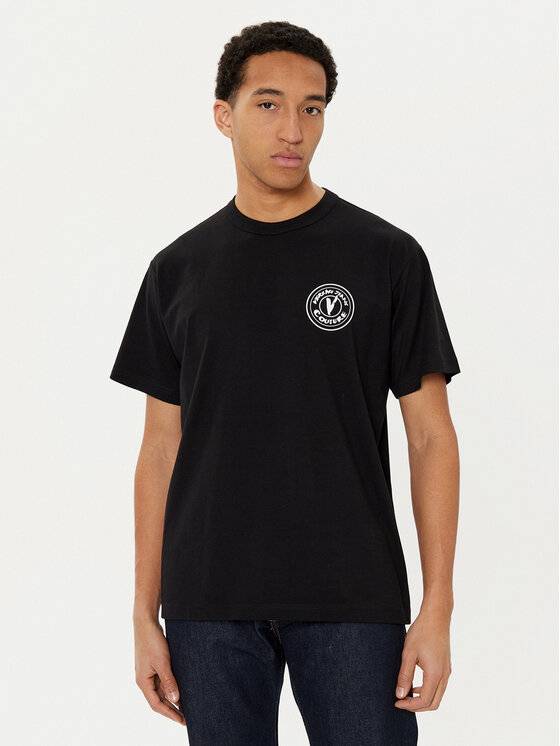 Футболка обычного кроя 78GAHE07 Versace Jeans Couture, черный 
Футболка обычного кроя 78GAHE07 Versace Jeans Couture, черный