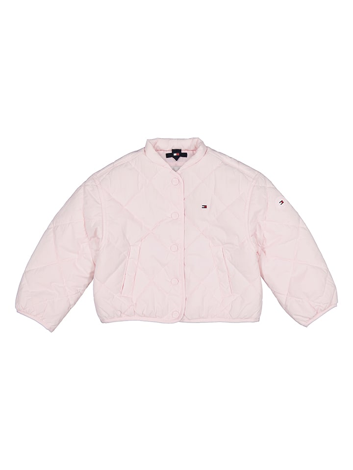 Tommy Hilfiger Стеганая куртка розового цвета
Tommy Hilfiger Стеганая куртка розового цвета