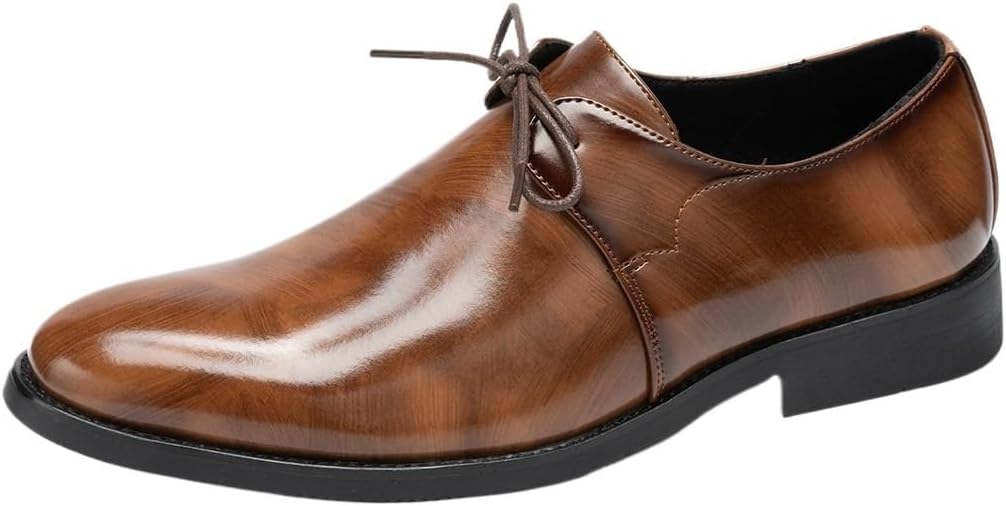 Мужские кожаные туфли, повседневные деловые кожаные оксфорды дерби, шнуровка, без застежки, для вождения, комфортные, для вечеринок, свадьбы Zestrelax, коричневый
Мужские кожаные туфли, повседневные деловые кожаные оксфорды дерби, шнуровка, без застежки, для вождения, комфортные, для вечеринок, свадьбы Zestrelax, коричневый