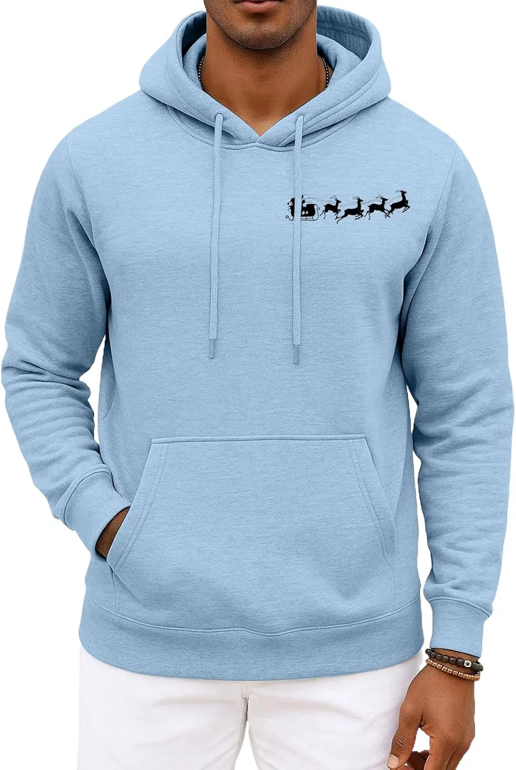 Рождественский худи для мужчин с принтом Санта FQZWONG
Рождественский худи для мужчин с принтом Санта FQZWONG