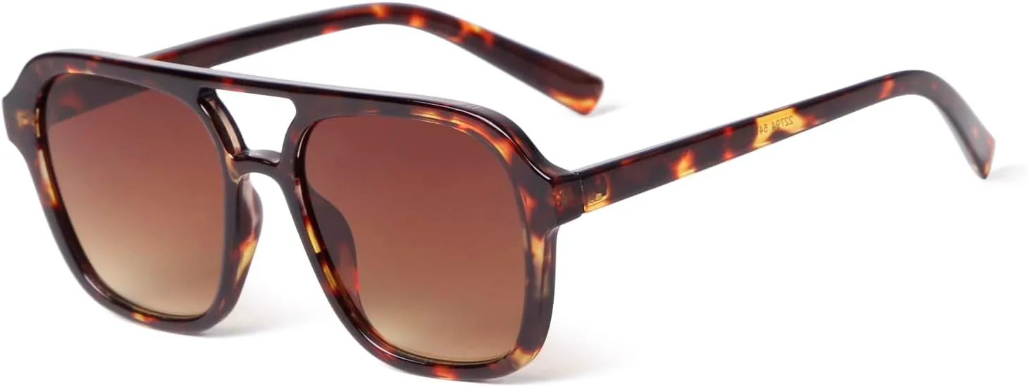 Солнцезащитные очки-авиаторы ADE WU в стиле ретро для женщин и мужчин, винтажная мода 70-х годов, стильные квадратные авиаторы, Tortoise Shell Frame Brown Lens
Солнцезащитные очки-авиаторы ADE WU в стиле ретро для женщин и мужчин, винтажная мода 70-х годов, стильные квадратные авиаторы, Tortoise Shell Frame Brown Lens