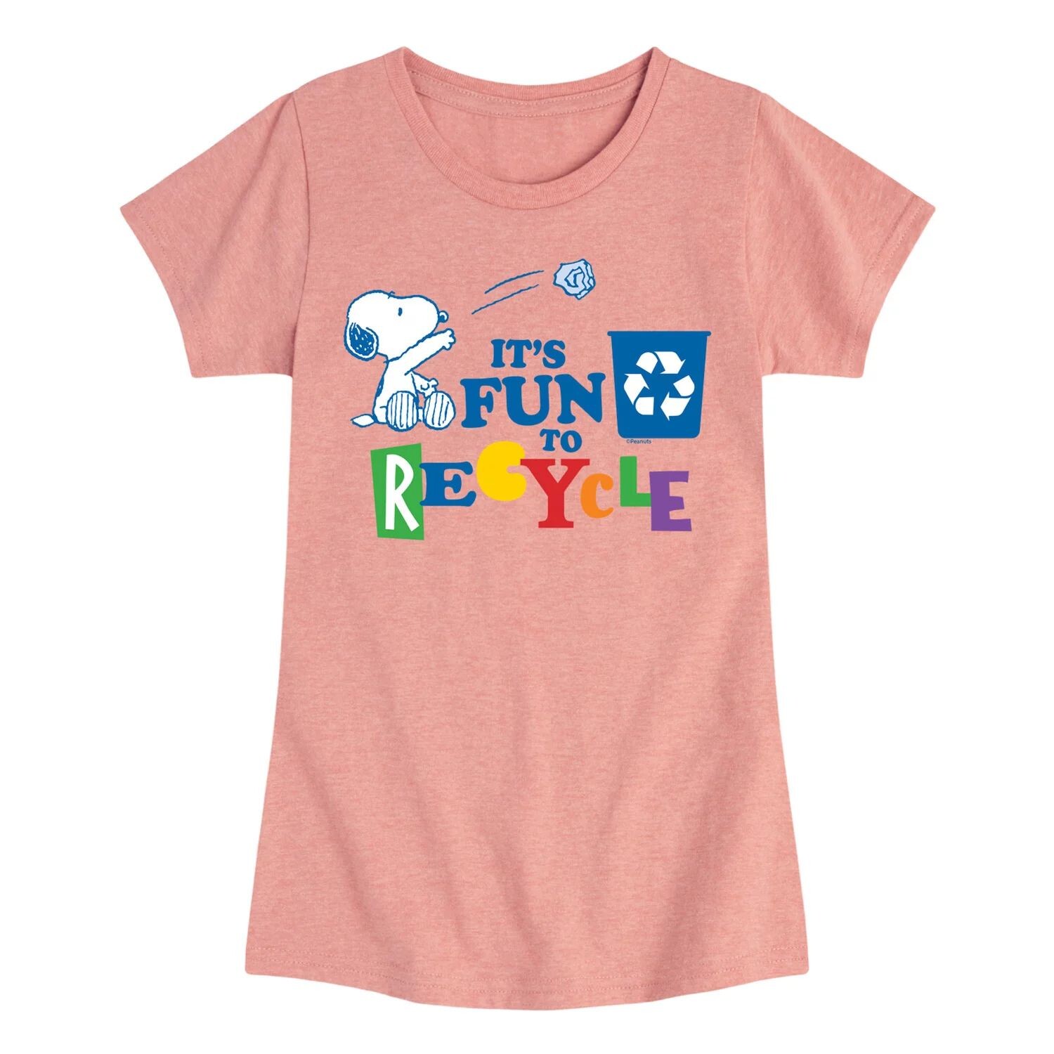 Футболка с рисунком «Арахис» для девочек 7–16 лет — это весело перерабатывать Licensed Character 
Футболка с рисунком «Арахис» для девочек 7–16 лет — это весело перерабатывать Licensed Character