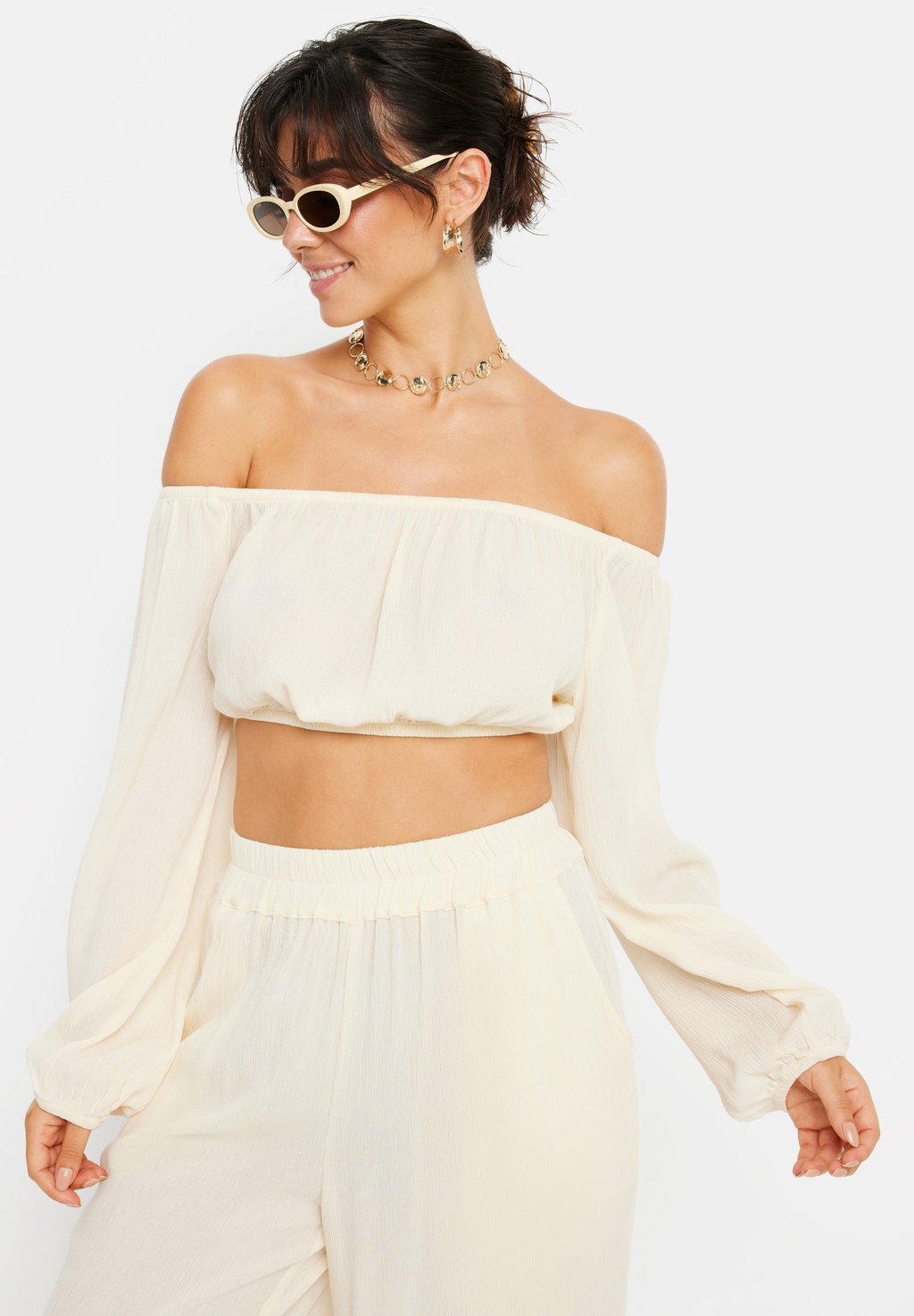 Блуза LSCN BY LASCANA, бежевый
Блуза LSCN BY LASCANA, бежевый