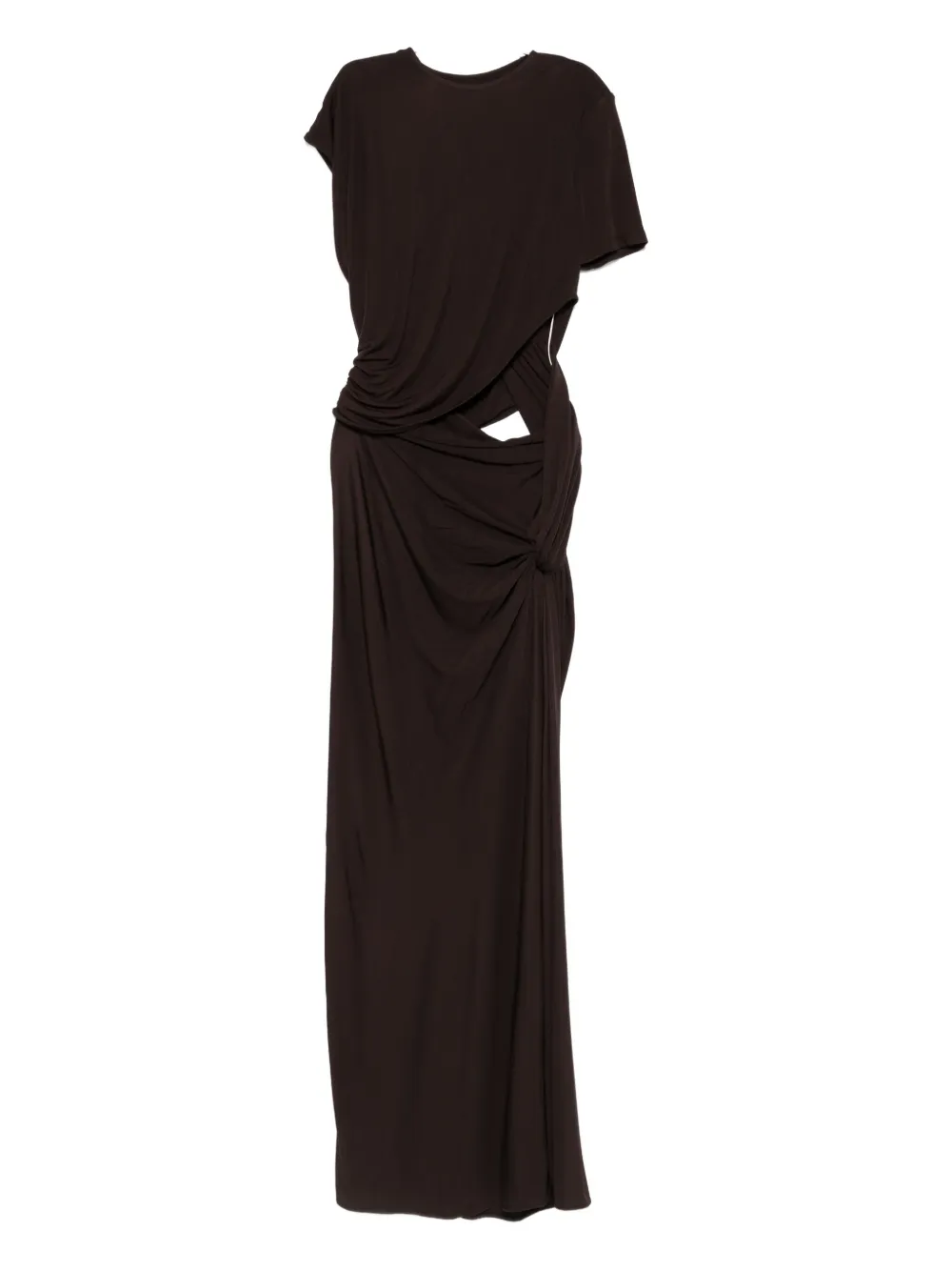 Трикотажное макси-платье с вырезами Christopher Esber, коричневый
Трикотажное макси-платье с вырезами Christopher Esber, коричневый