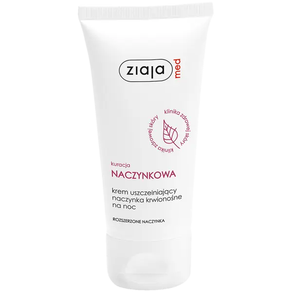 Ночной крем для лица, уплотняющий сосуды, 50 мл Ziaja Med Kuracja naczynkowa
Ночной крем для лица, уплотняющий сосуды, 50 мл Ziaja Med Kuracja naczynkowa