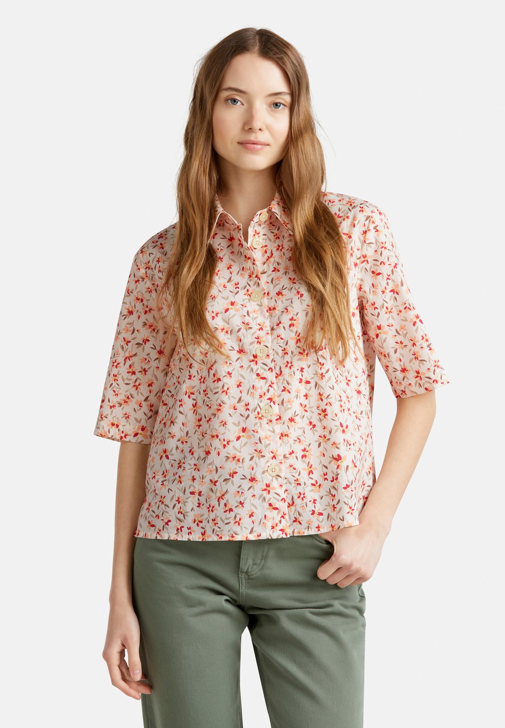 Блузка на пуговицах United Colors of Benetton, мультиколор
Блузка на пуговицах United Colors of Benetton, мультиколор