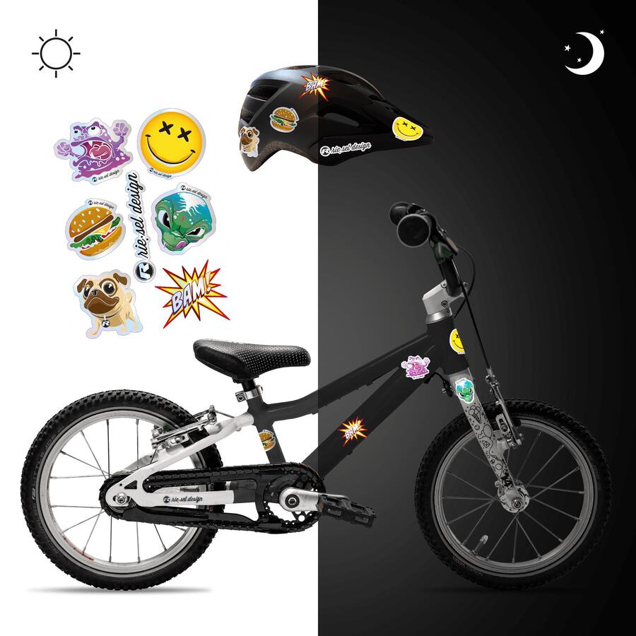 RIESEL DESIGN светоотражающие наклейки на велосипедный шлем светоотражающая пленка для безопасности
RIESEL DESIGN светоотражающие наклейки на велосипедный шлем светоотражающая пленка для безопасности