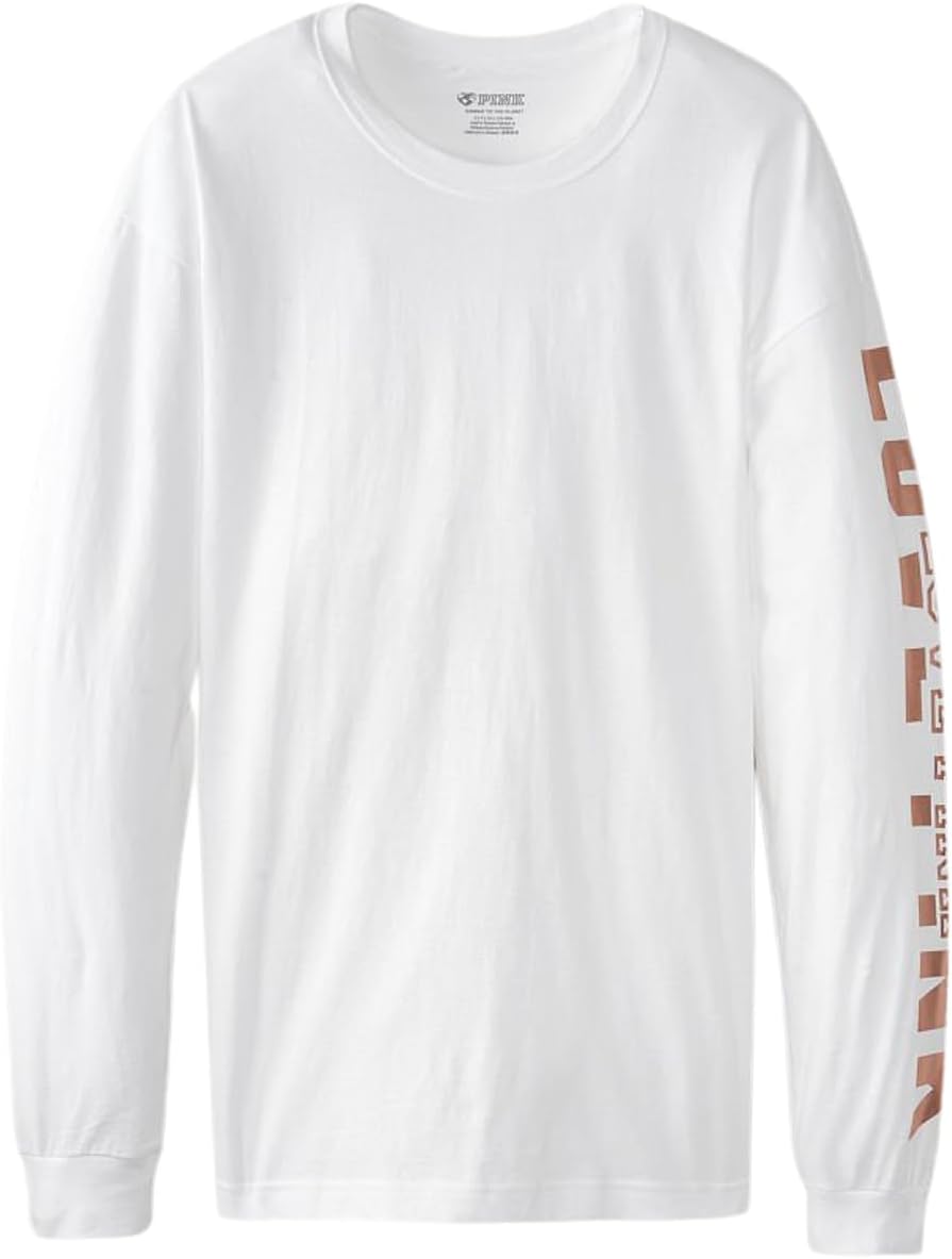 Футболка Victoria's Secret Pink Campus с длинными рукавами и круглым вырезом, блестящая, цвет: белый с золотом, новая, Off-White
Футболка Victoria's Secret Pink Campus с длинными рукавами и круглым вырезом, блестящая, цвет: белый с золотом, новая, Off-White