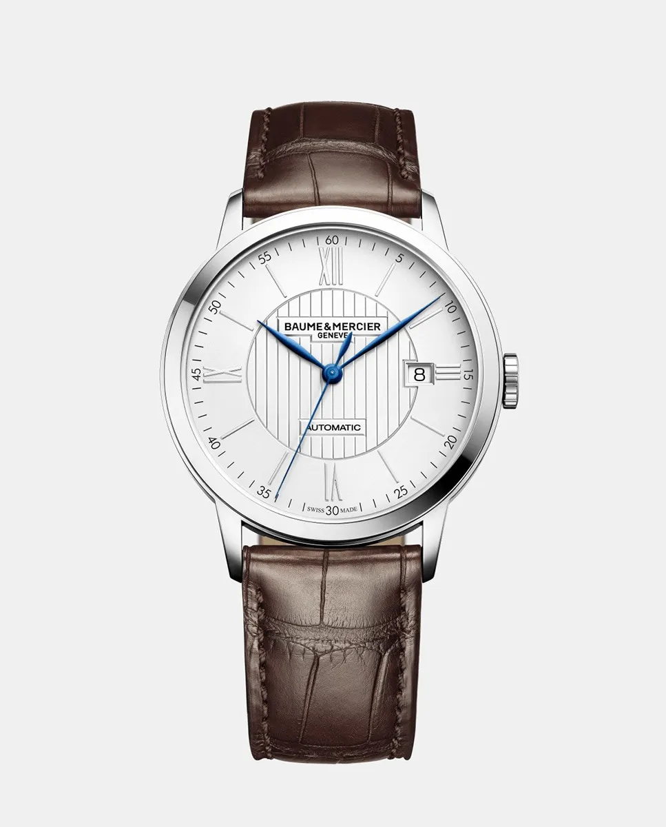 Classima M0A10214 Автоматические мужские часы из коричневой кожи Baume & Mercier, коричневый
Classima M0A10214 Автоматические мужские часы из коричневой кожи Baume & Mercier, коричневый