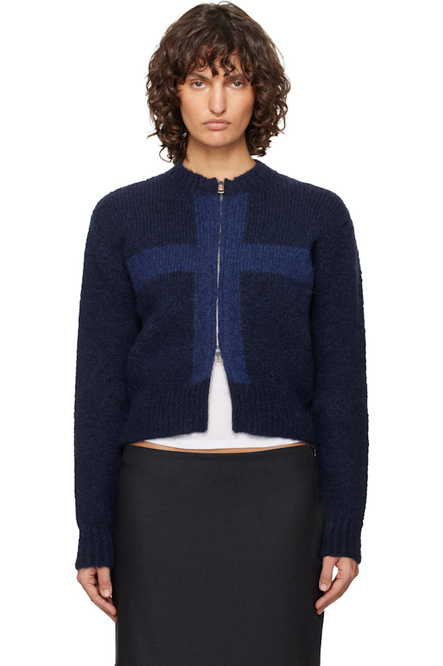 Paloma Wool Свитер Navy Cruz на молнии
Paloma Wool Свитер Navy Cruz на молнии