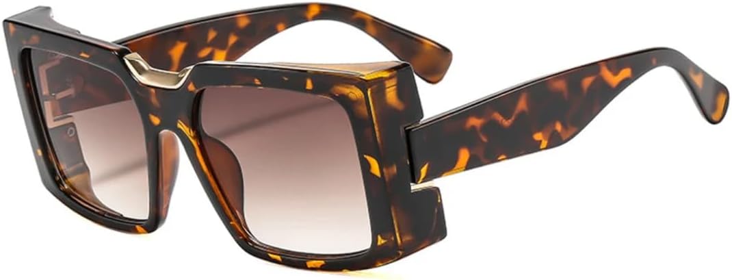 Модные панк-солнцезащитные очки в большой квадратной оправе для женщин, хип-хоп, для мужчин, для активного отдыха, защита от УФ-излучения UV400 TVTBBVV, Leopard Gradient Tea
Модные панк-солнцезащитные очки в большой квадратной оправе для женщин, хип-хоп, для мужчин, для активного отдыха, защита от УФ-излучения UV400 TVTBBVV, Leopard Gradient Tea