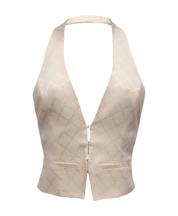 Жилет GL00652E2 Elisabetta Franchi, белый
Жилет GL00652E2 Elisabetta Franchi, белый