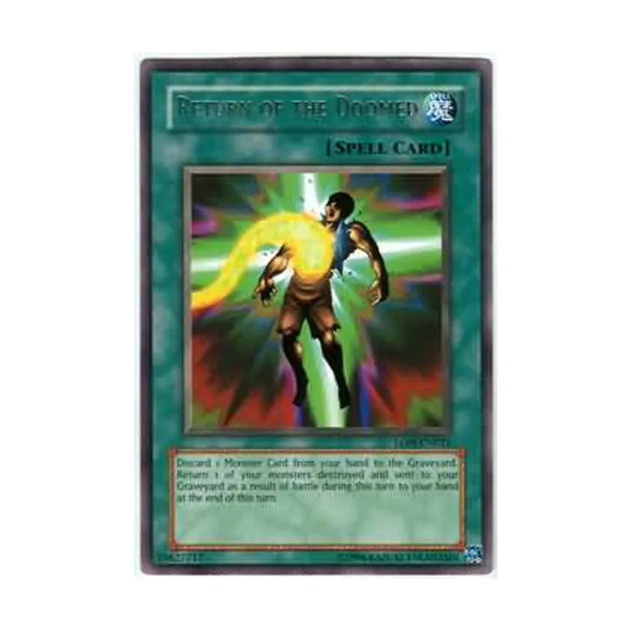 CCG Возвращение обреченного (редкий), Yu-Gi-Oh - Labyrinth Of Nightmare - Singles
CCG Возвращение обреченного (редкий), Yu-Gi-Oh - Labyrinth Of Nightmare - Singles