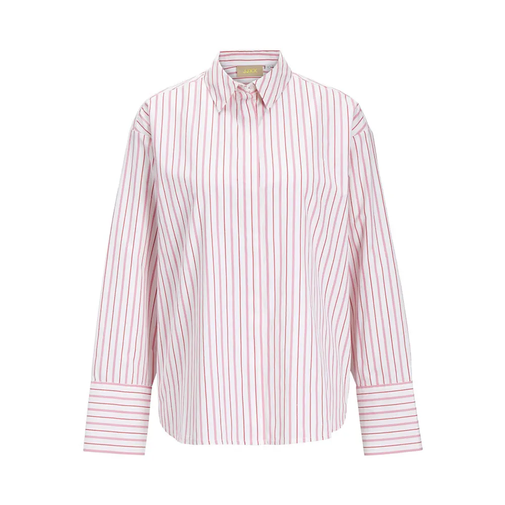 Рубашка с длинным рукавом Jack & Jones Caro Poplin Relaxed JJXX, розовый 
Рубашка с длинным рукавом Jack & Jones Caro Poplin Relaxed JJXX, розовый