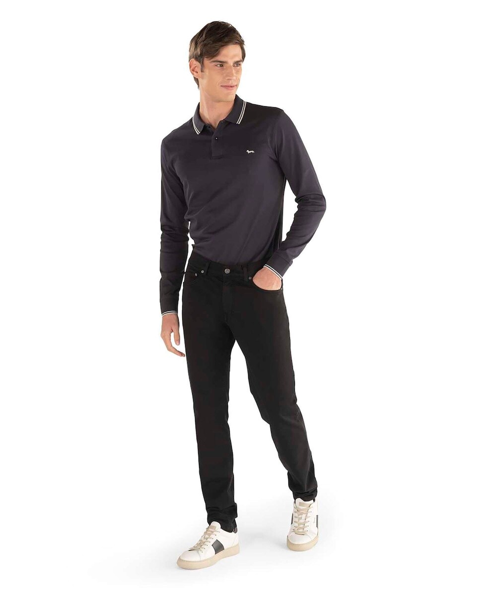 Мужские брюки с пятью карманами стандартного кроя черного цвета Harmont&Blaine, черный
Мужские брюки с пятью карманами стандартного кроя черного цвета Harmont&Blaine, черный