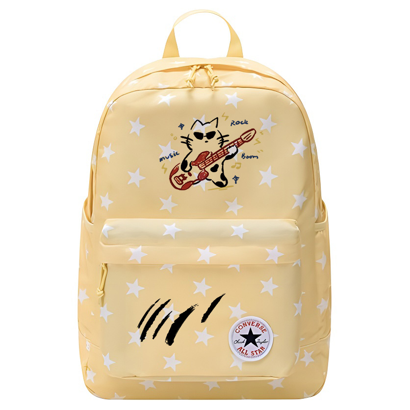 Converse Полиэстеровый рюкзак среднего размера унисекс яично-желтый, White Guitar Cat
Converse Полиэстеровый рюкзак среднего размера унисекс яично-желтый, White Guitar Cat