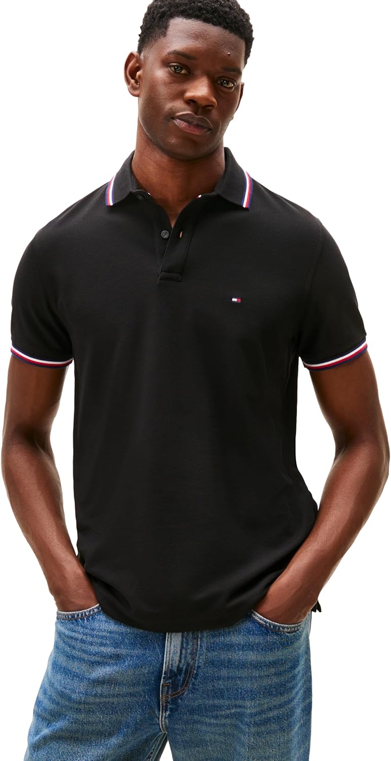 Мужские поло Tommy Hilfiger с коротким рукавом, классического кроя, с эластичными манжетами, Dark Sable
Мужские поло Tommy Hilfiger с коротким рукавом, классического кроя, с эластичными манжетами, Dark Sable