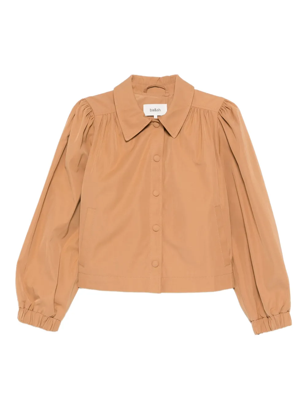 Рубашка-оверсайз с пуговицами-иконками и объемными рукавами Ba&Sh, коричневый
Рубашка-оверсайз с пуговицами-иконками и объемными рукавами Ba&Sh, коричневый