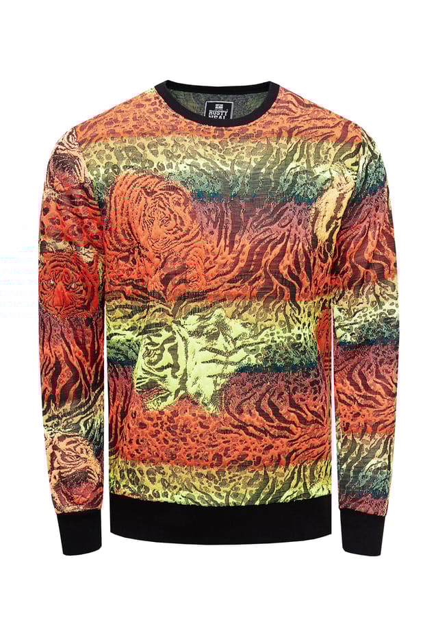 Свитшот с модным тигровым принтом Rusty Neal, красный
Свитшот с модным тигровым принтом Rusty Neal, красный
