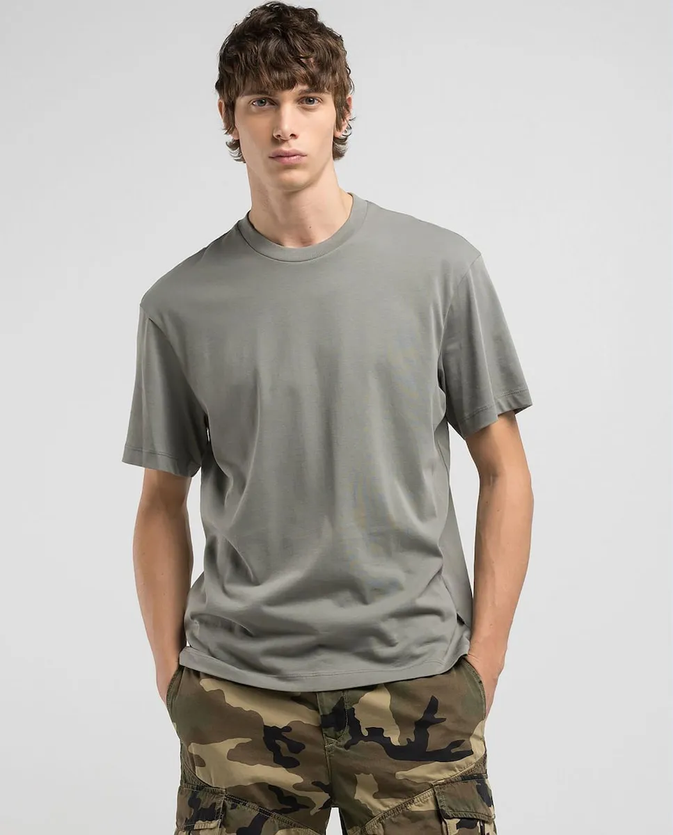 Футболка мужская с короткими рукавами и круглым вырезом Replay, серый
Футболка мужская с короткими рукавами и круглым вырезом Replay, серый